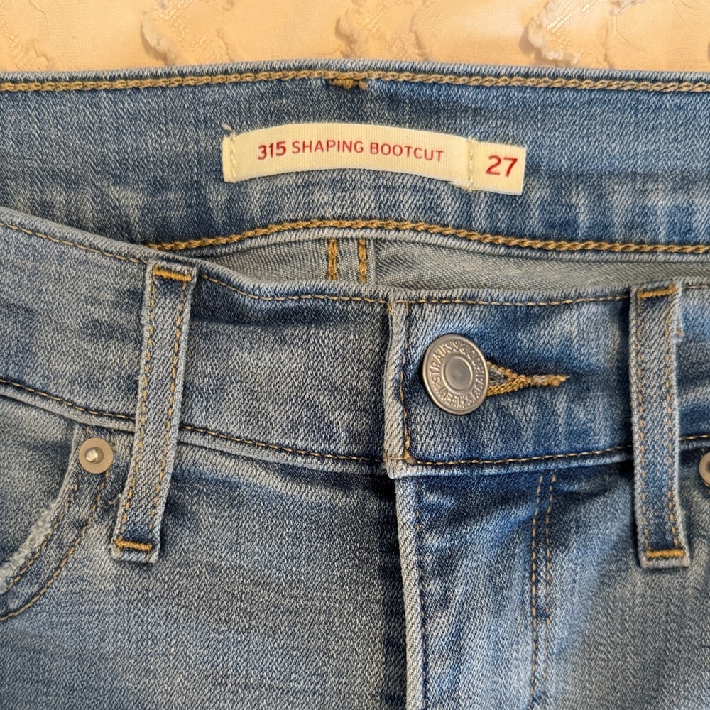 Levi's Blue Denim Bootcut Jeans
